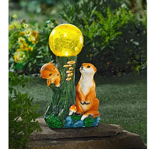Svíčky a světelné dekorace Solární světlo "Pár surikat"
