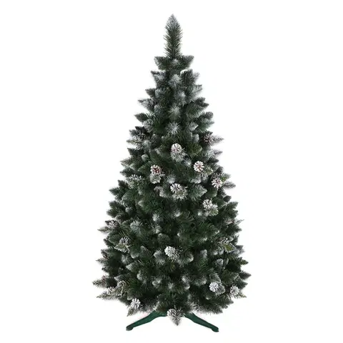 Vánoční stromky Vánoční stromeček se šiškami a krystaly 180 cm
