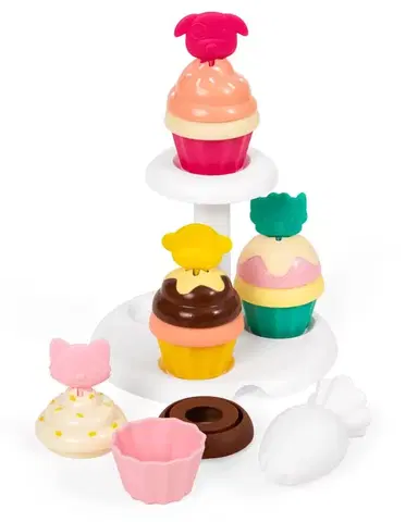 Hračky SKIP HOP - Zoo stohovací Cupcakes s měnícími se barvami 3y+