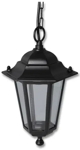 Svítidla Venkovní závěsné svítidlo Ecolite Z6105-CR černá