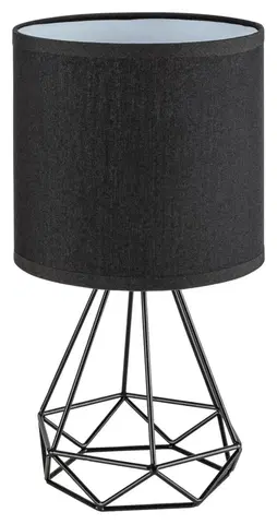 Lampy na noční stolek Rabalux stolní lampa Kinga E14 1x MAX 40W černá 3016
