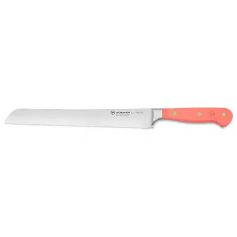Kuchyňské nože Nůž na chléb Wüsthof CLASSIC Colour - Coral Peach 23 cm 