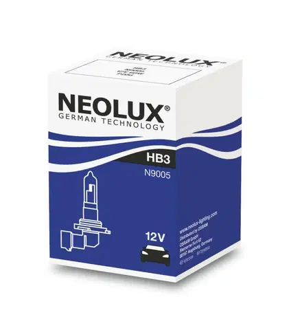 Autožárovky NEOLUX HB3 12V 60W  P20d 1ks N9005