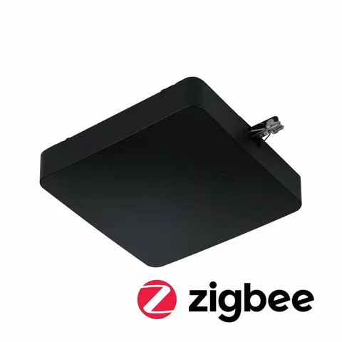 Chytré osvětlení PAULMANN URail napájení Smart Home Zigbee Mitte 227x196mm max. 300W černá mat