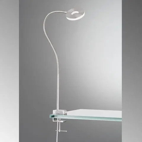 Stolní lampy a lampičky s klipem FISCHER & HONSEL LED světlo se svorkou Jax, stmívací, tunable white