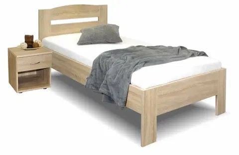 bez úložného prostoru Zvýšená postel jednolůžko Maria