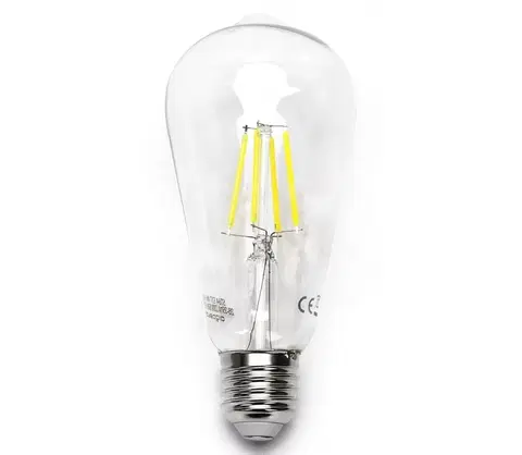 LED osvětlení  B.V. LED Žárovka FILAMENT ST64 E27/6W/230V 6500K -  