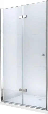Sprchové kouty MEXEN LIMA skládací dveře 95x190 cm 6mm, chrom, transparent se stěnovým profilem 856-095-000-01-00