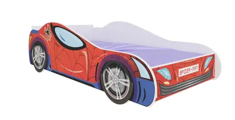 Postele ArtAdrk Dětská auto postel SPIDER Provedení: 70 x 140 cm