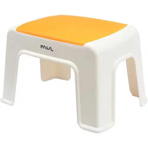 Koupelnový nábytek Plastová stolička 30x20x21cm oranžová FALA 