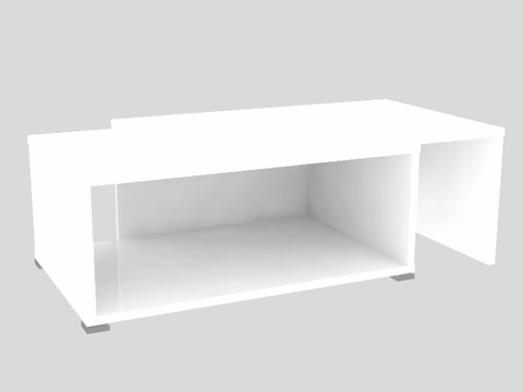 Konferenční stolky TIDORE konferenční stolek, bílá