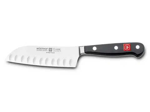 Japonské nože do kuchyně - Santoku (nakiri) Japonský kuchářsky nůž Santoku Wüsthof CLASSIC 14 cm 4182