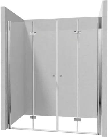 Sprchové kouty DEANTE/S Sprchové dveře dvojité skládací 90x70 KTSX047P+KTSX041P KERRIA/0022
