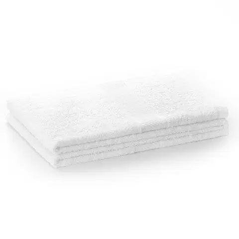 Ručníky Bavlněný ručník DecoKing Bira bílý, velikost 70x140