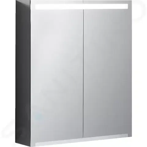 Koupelnová zrcadla GEBERIT Option Zrcadlová skříňka s osvětlením, 600x700x150 mm 500.582.00.1