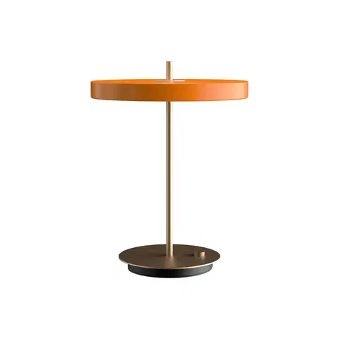 Stolní lampy na noční stolek UMAGE UMAGE LED stolní lampa Asteria Table USB oranžová