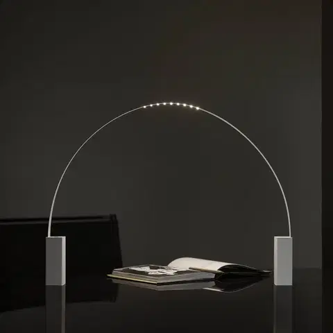 Stolní lampy Martinelli Luce Martinelli Luce Fluida LED stolní lampa flexibilní