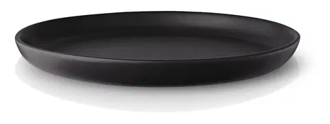 Talíře EVA SOLO Jídelní talíř se zaoblenými kraji 21 cm Nordic černý