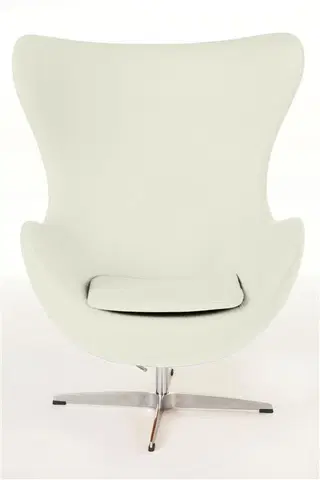 Výprodej nábytku skladem ArtD Křeslo JAJO inspirované EGG | kašmír Barva: Bílá