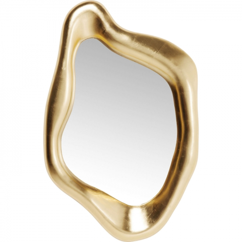 Nástěnná zrcadla KARE Design Zrcadlo Hologram Gold 119×76 cm