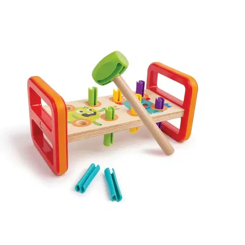 Dřevěné hračky Hape Zatloukačka s kladívkem