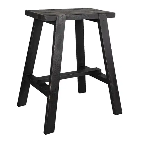 Stoličky Dřevěná hnědá stolička FawnD - 50*39*58 cm Clayre & Eef 6H2055