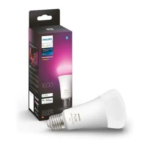 LED žárovky PHILIPS HUE Hue Bluetooth LED White and Color Ambiance žárovka Philips 8719514288157 E27 A67 13,5W 1521lm 2000-6500K RGB stmívatelná