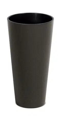 Květináče a truhlíky Prosperplast Květináč Tubus Slim kávový, varianta 20 cm
