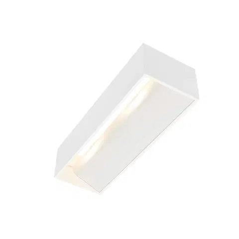 LED nástěnná svítidla SLV BIG WHITE LOGS IN L Indoor, nástěnné LED svítidlo, bílé, 2000-3000K, DIM-TO-WARM 1002929