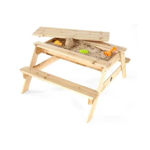 Zahradní nábytek Piknikový stůl dřevěný 2v1