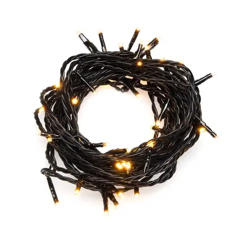 Světelné venkovní řetězy Konstsmide Christmas LED světelný řetěz Micro, 80 zdrojů černá/jantar