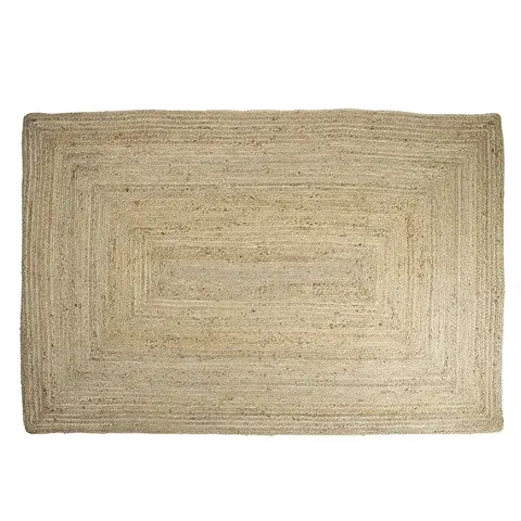 Koberce a koberečky Obdélníkový přírodní jutový koberec - 120*180*1cm Mars & More DEJM120