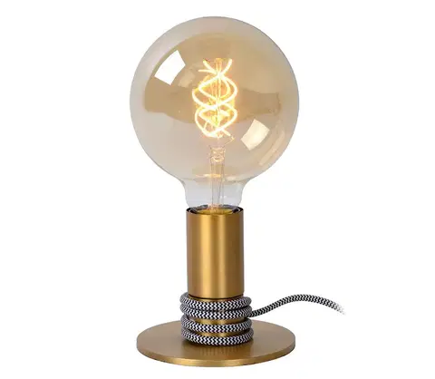 Lampy Lucide Lucide 45576/01/02 - Stolní lampa MARIT 1xE27/40W/230V zlatá 