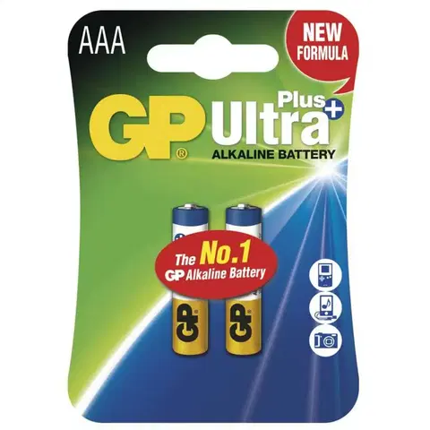 Jednorázové baterie GP Batteries GP Alkalická baterie GP Ultra Plus LR03 (AAA), blistr 1017112000