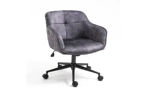 Kancelářská křesla LuxD Kancelářská židle Natasha tmavě šedá
