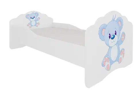 Postele ArtAdrk Dětská postel CASIMO | 80 x 160 cm Provedení: Modrý medvídek