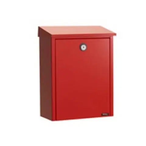 Nástěnné poštovní schránky Juliana Jednoduchá poštovní schránka z oceli, červená