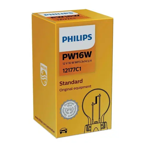 Autožárovky Philips PW16W 12V 16W 1ks 12177C1