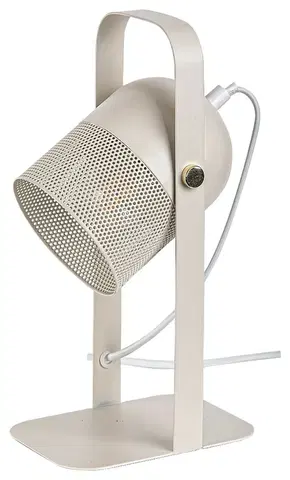 Designové stolní lampy Rabalux stolní lampa Ronnie E14 1x MAX 25W béžová 5255