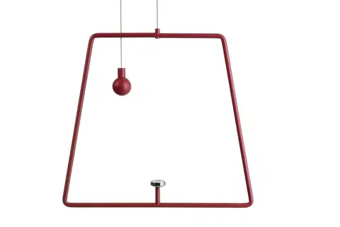 Designová závěsná svítidla Light Impressions Deko-Light závěs pro magnetsvítidla Miram rubínová červená  930628