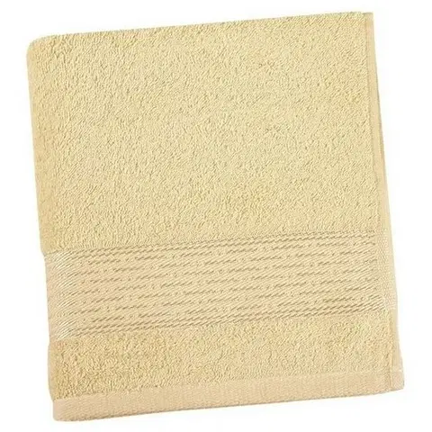 Ručníky Bellatex Froté ručník Kamilka proužek světle žlutá, 50 x 100 cm