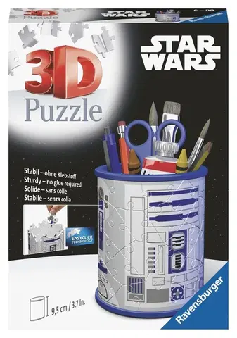 Hračky puzzle RAVENSBURGER - Stojan na tužky Star Wars 54 dílků