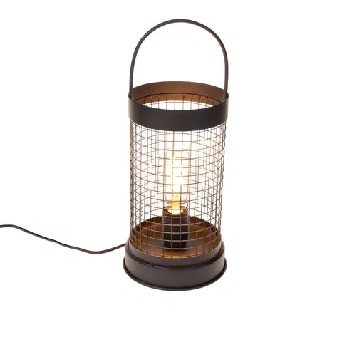 Stolni lampy Moderne tafellamp grijs 44 cm E27 - Horario