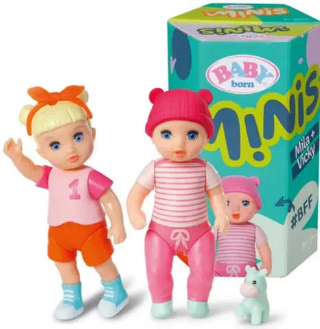Hračky panenky ZAPF CREATION -  BABY born Minis Sada 2 panenek, verze 6