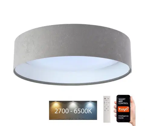 Svítidla  LED Stropní svítidlo SMART GALAXY LED/36W/230V Wi-Fi Tuya šedá/bílá + DO 