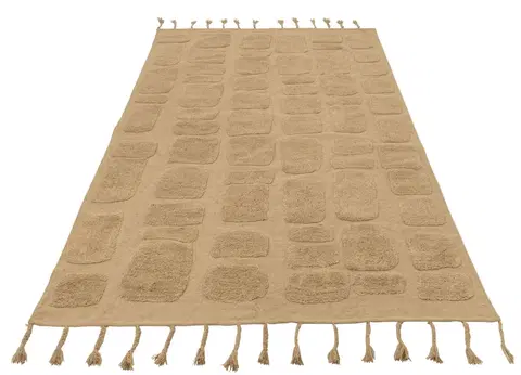 Koberce a koberečky Béžový koberec se střapci Sidney - 203*323cm J-Line by Jolipa 34322