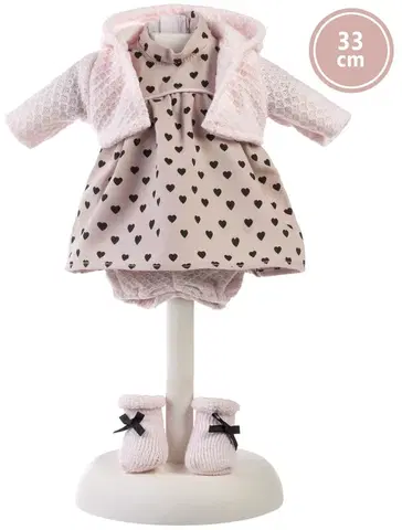 Hračky panenky LLORENS - P33-144 obleček pro panenku velikosti 33 cm