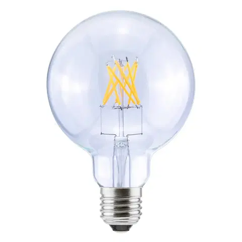 Stmívatelné LED žárovky Segula SEGULA LED globe G95 E27 6,5W 2 700K stmívatelná čirá