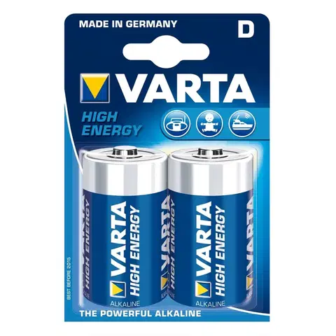 Standardní baterie Varta Mono D High Energy baterie v blistru po 2ks