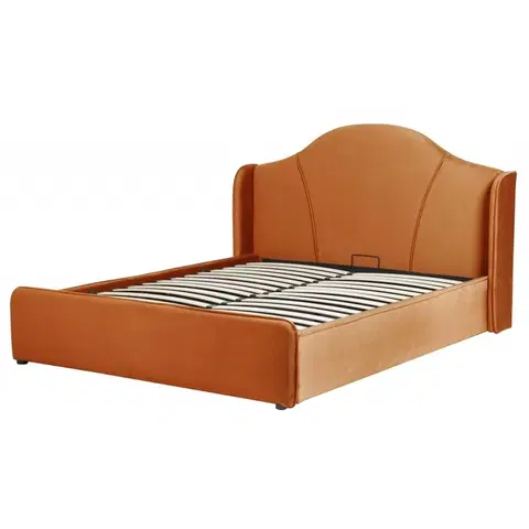 Postele Hector Čalouněná postel Sunrest II 160x200 měděná